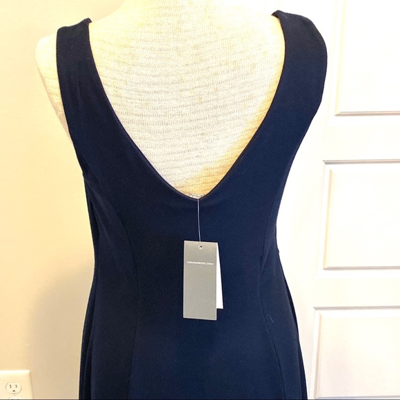 Dex Navy Blue V-neck Slip on Sleeveless Dress - Picture 6 of 10